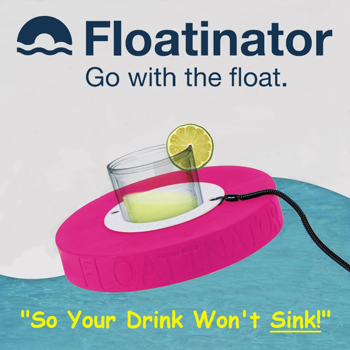 Pink Floatinator® - Floating Cup Holder