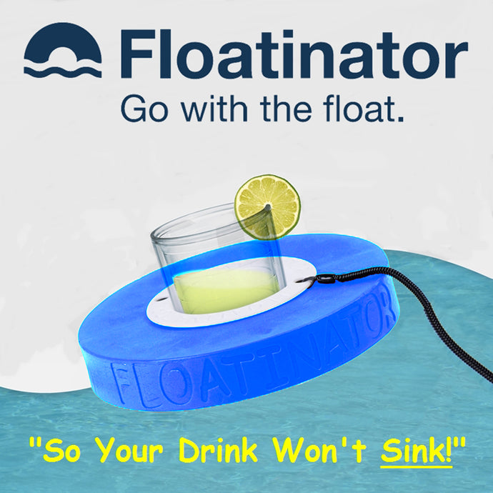 BLUE Floatinator® - Floating Cup Holder